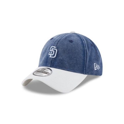 Blue San Diego Padres Hat - New Era MLB Rugged Canvas 9TWENTY Adjustable Caps USA9348071